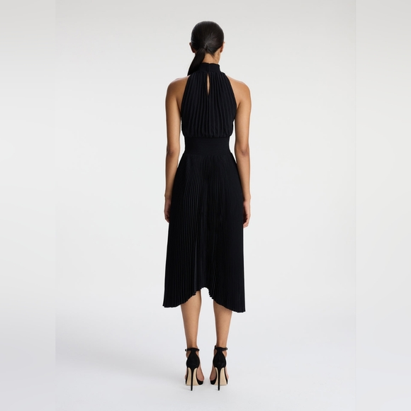 NWT A.L.C. RENZO MATTE PLEATED DRESS - Picture 5 of 12